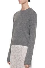 Enza Costa Cashmere Easy Long Sleeve Crew - Thunder