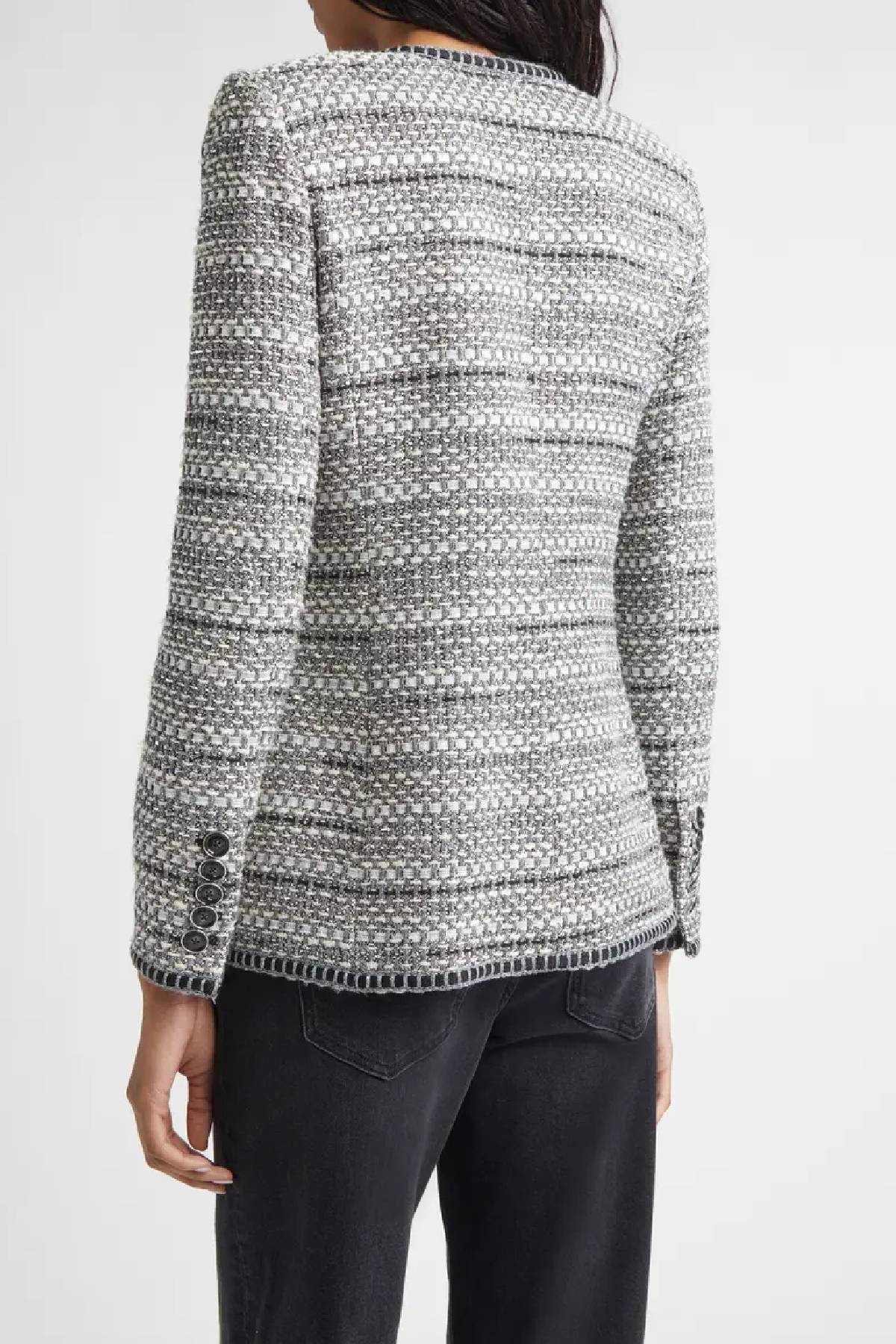 Veronica Beard Alessia Jacket - Silver