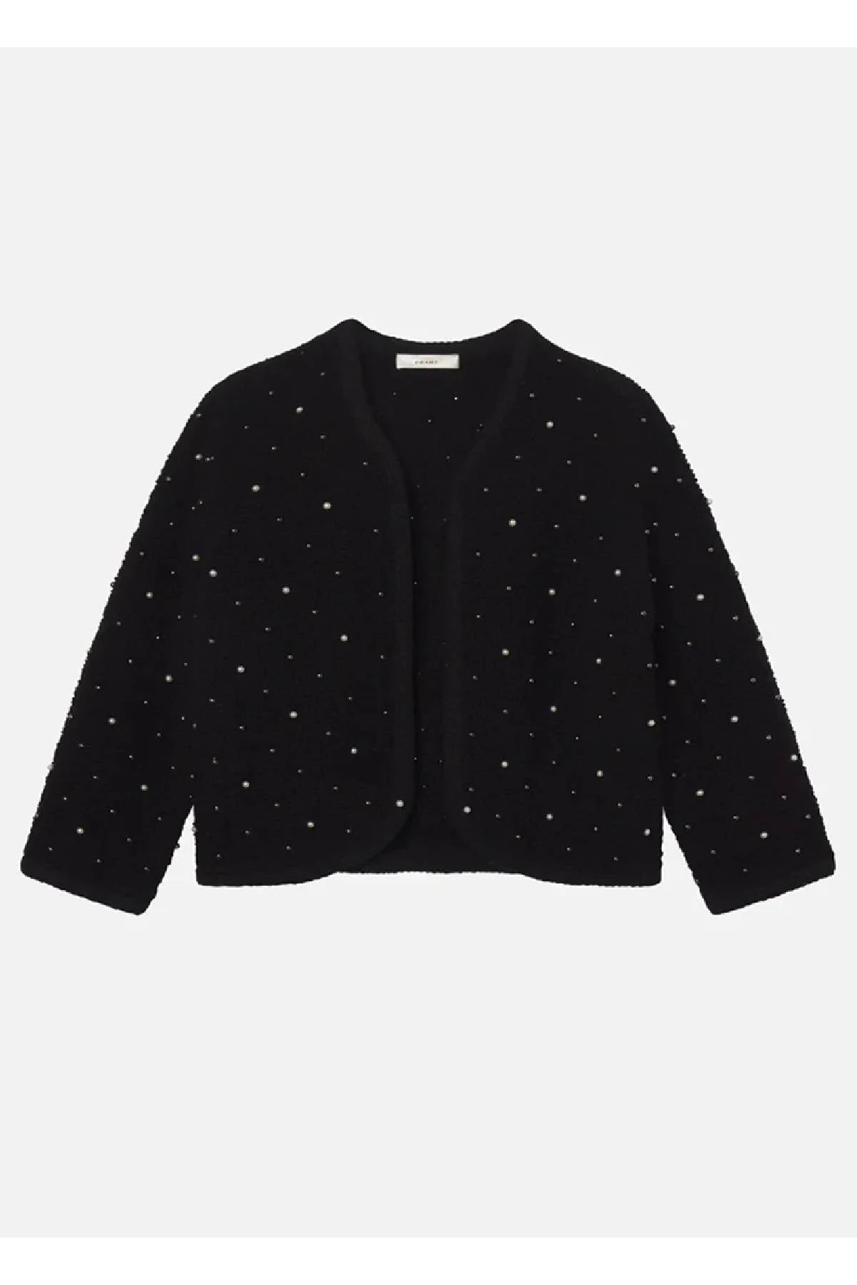 Frame The Embellished Jacket - Black