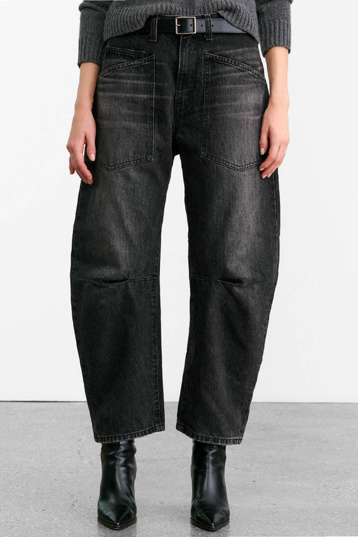Nili Lotan Shon Jean - Stone Black Wash