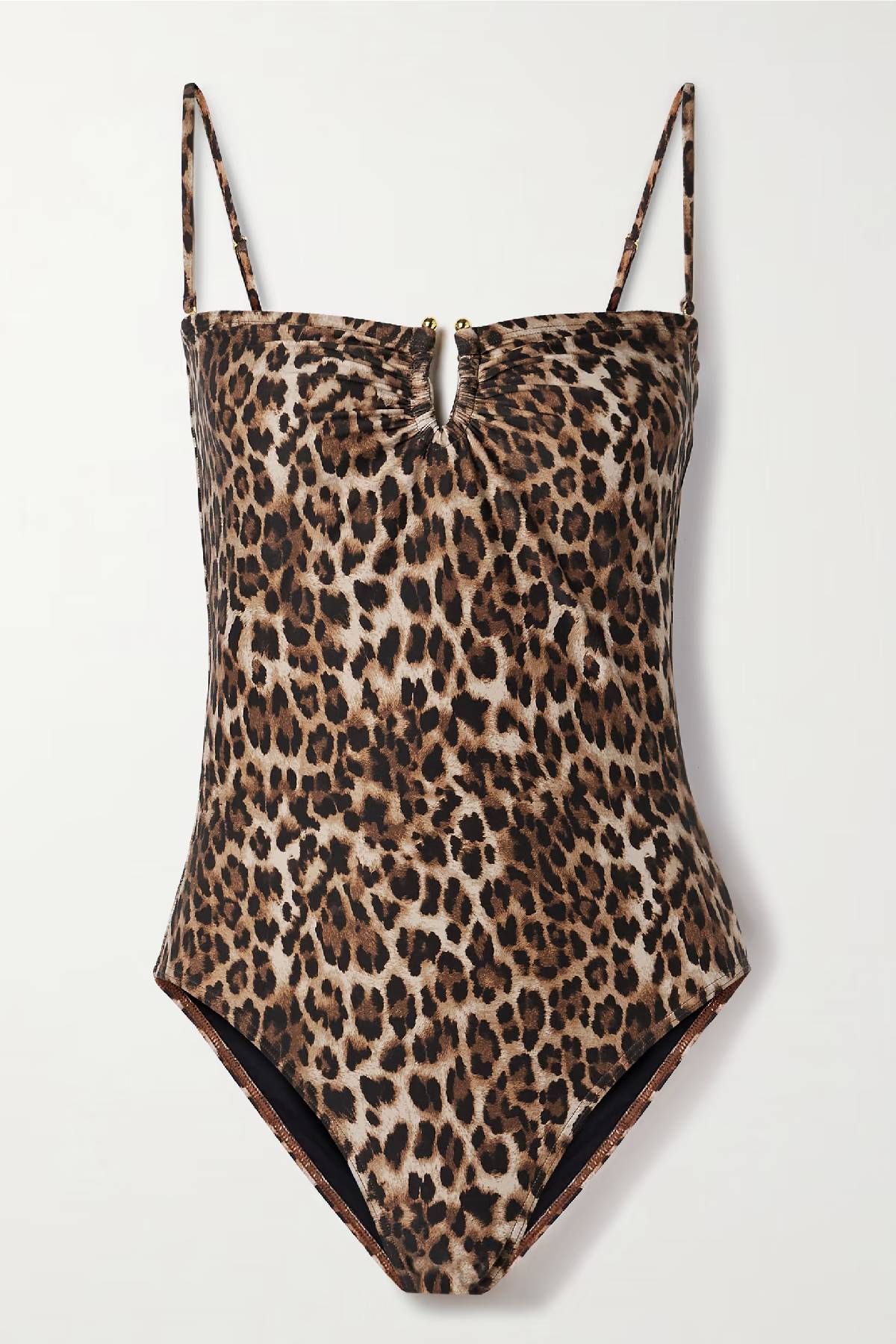 Nili Lotan One Piece Bathing Suit - Vintage Leopard Print