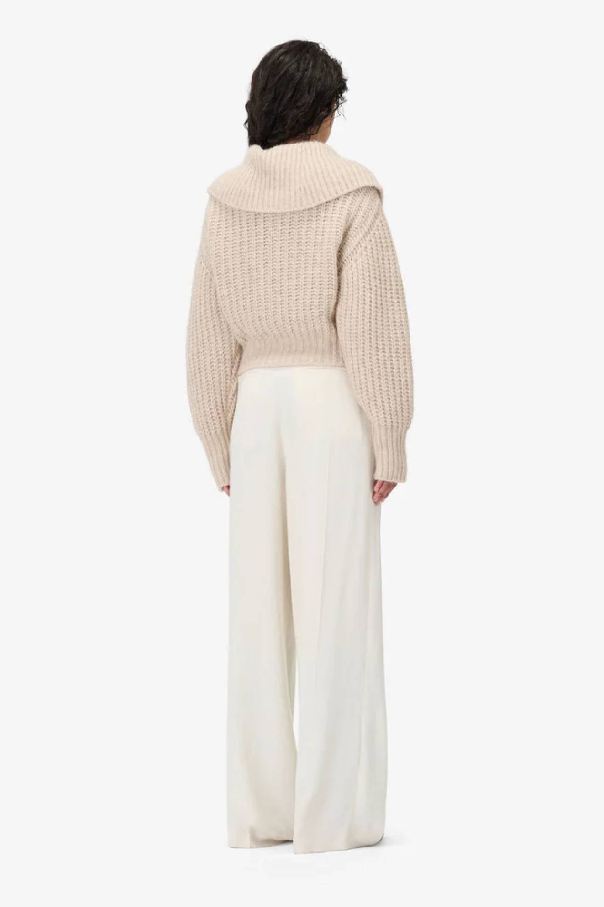 Iro Pallia High Waisted Trousers - Off White