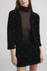 Frame The Embellished Jacket - Black