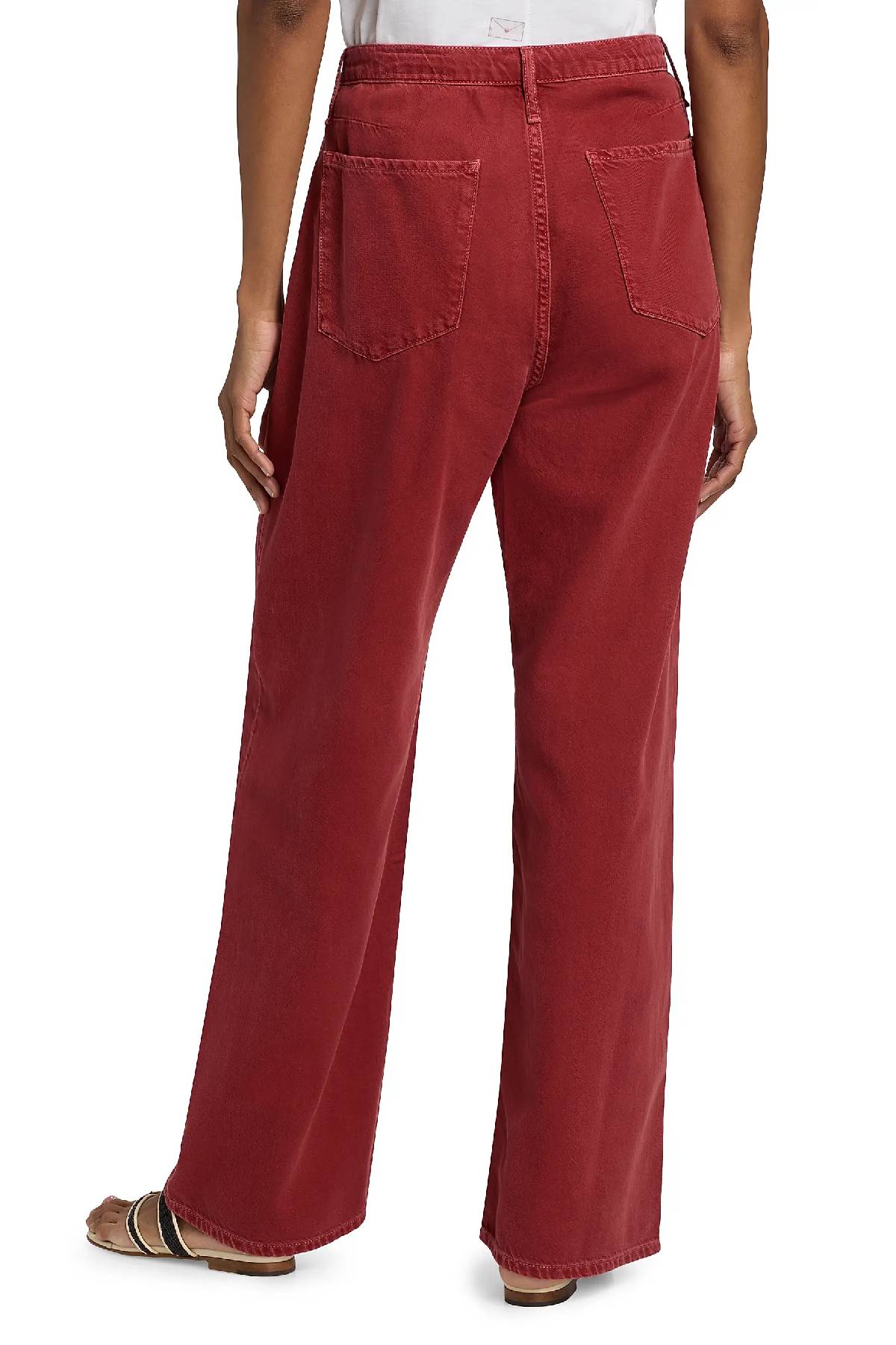 Rag & Bone Phoebe Drawstring Wide Leg Jeans - Sienna Stone