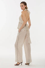 P.A.R.O.S.H. Sbillo Trousers - Fantasia Panna