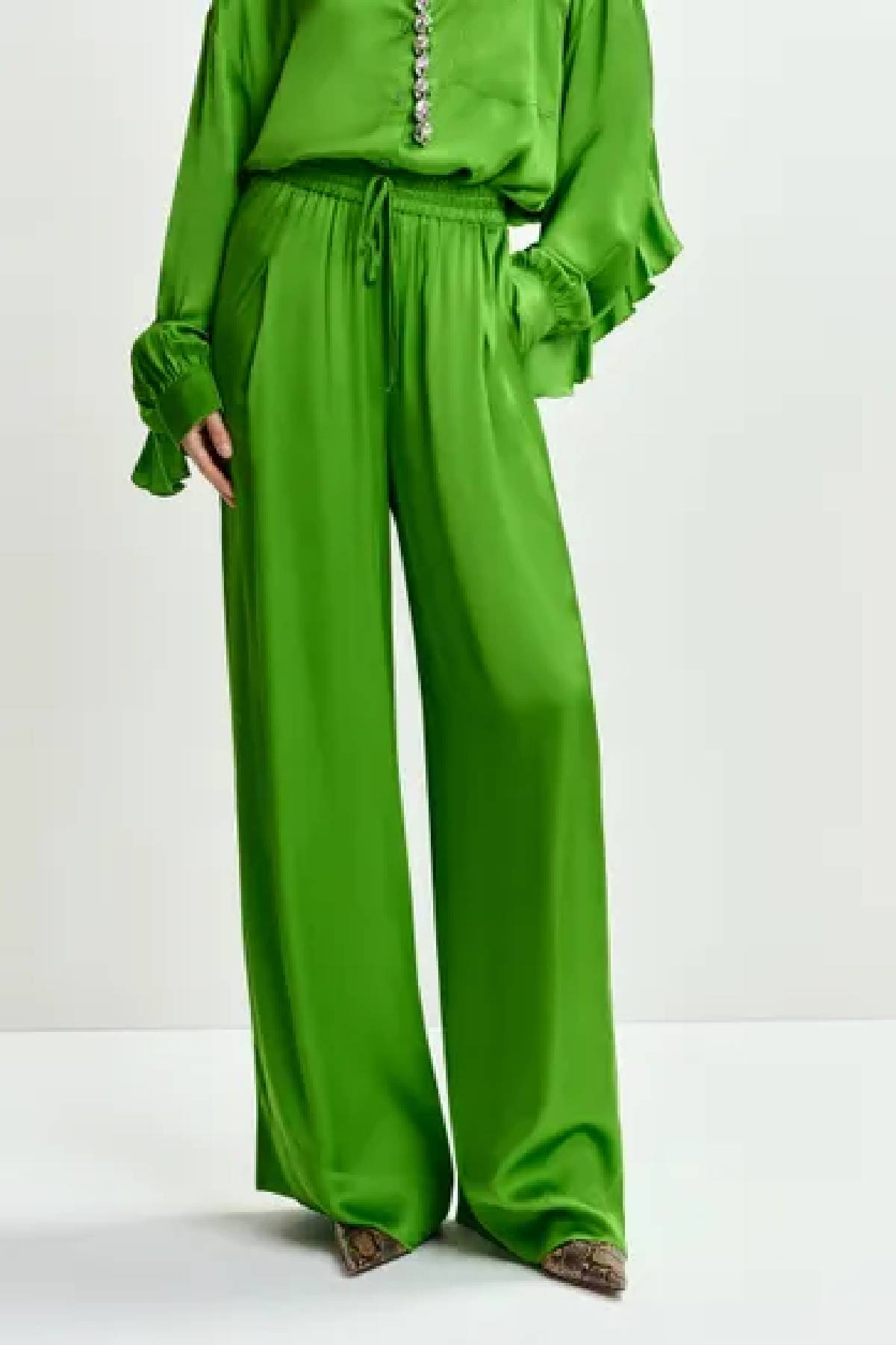 Essentiel Antwerp Julissa Too Cool For Pool Pants - Green