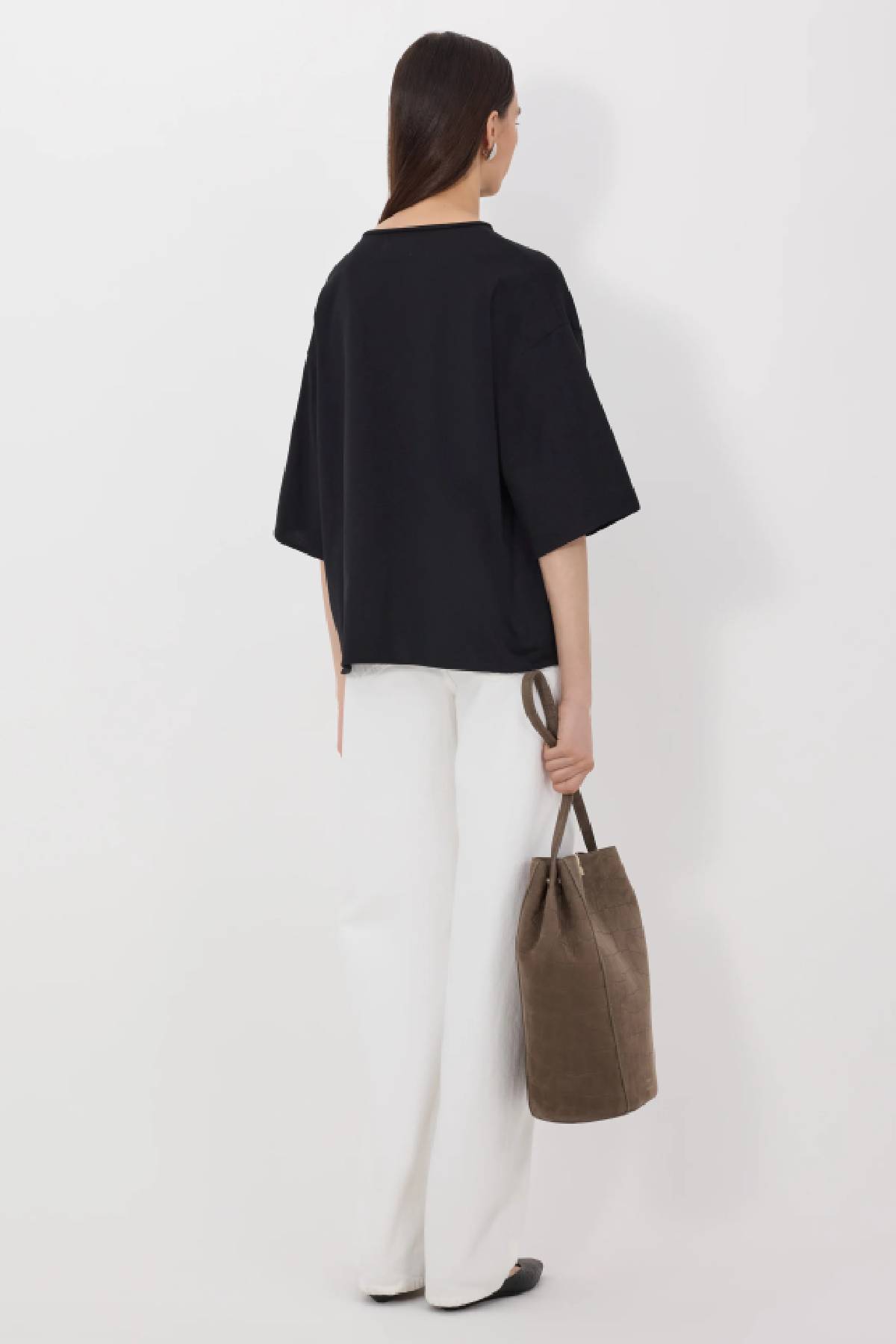 Loulou de Saison Osis Boxy T-Shirt - Black