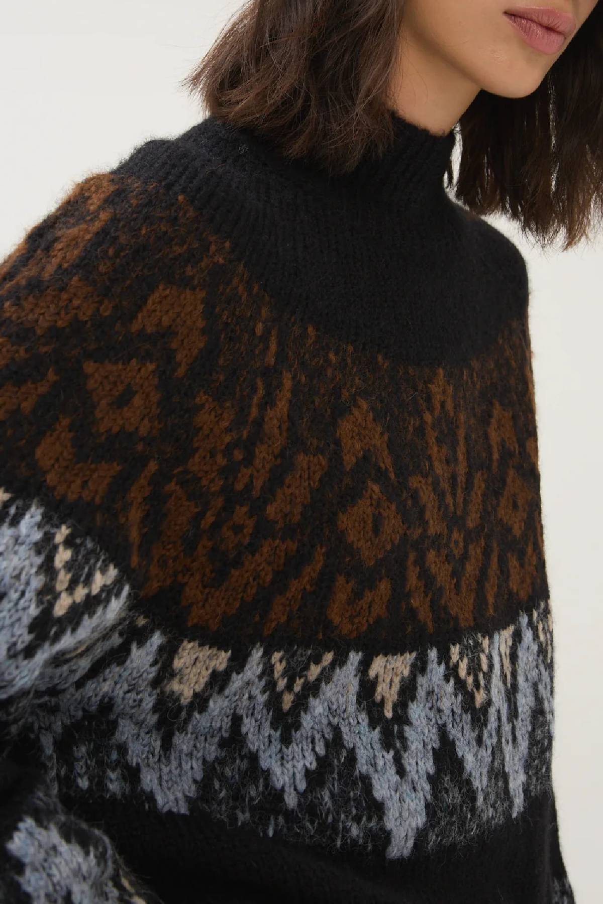 Maria Cher Janis Lilith Turtleneck - Black