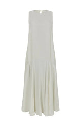 P.A.R.O.S.H. Raisa Midi Dress - Panna
