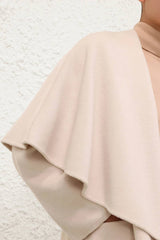 Zimmermann Rebellion Neck Cape - Cream