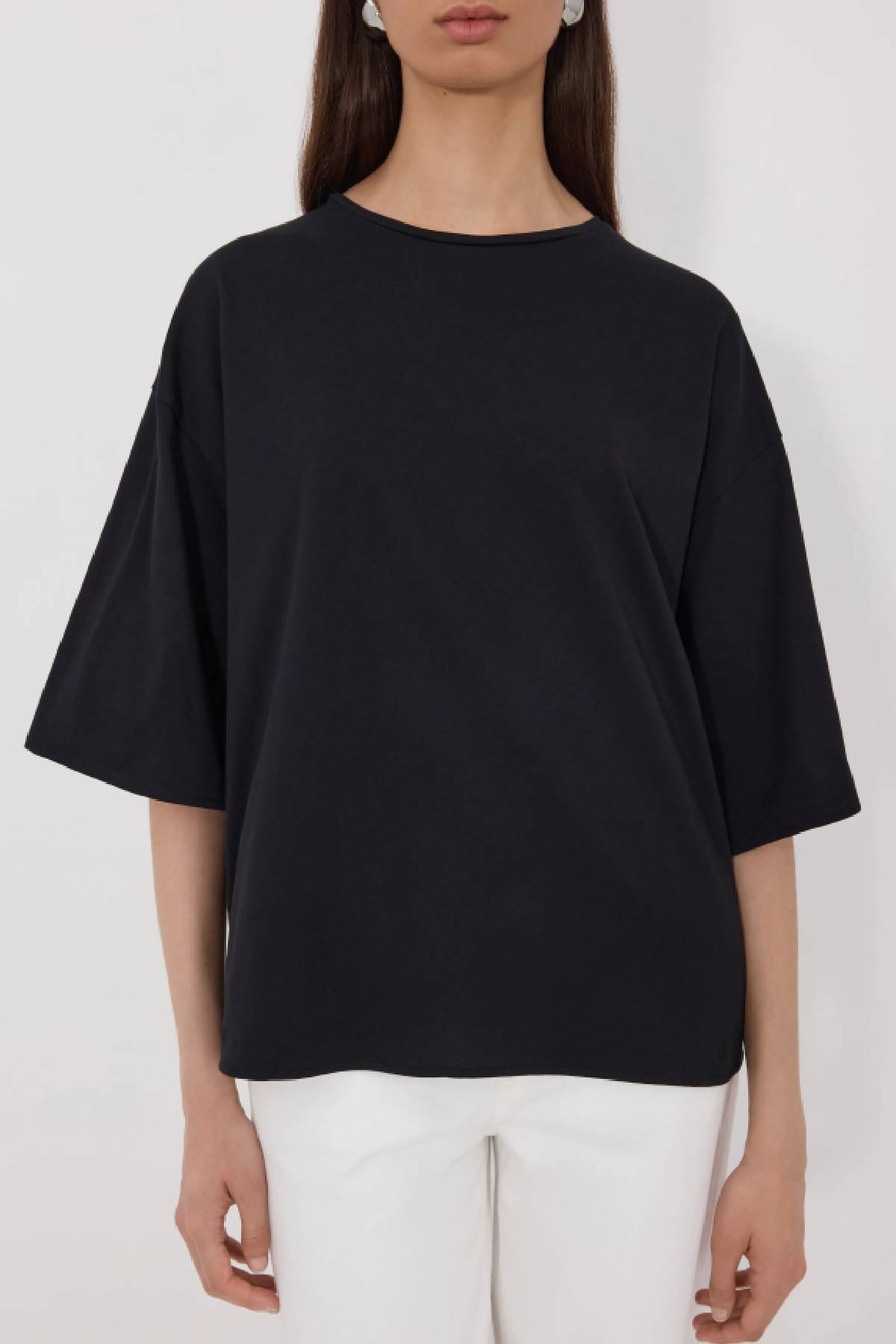 Loulou de Saison Osis Boxy T-Shirt - Black