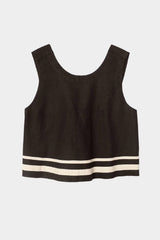 Xirena Leni Top - Black Linen