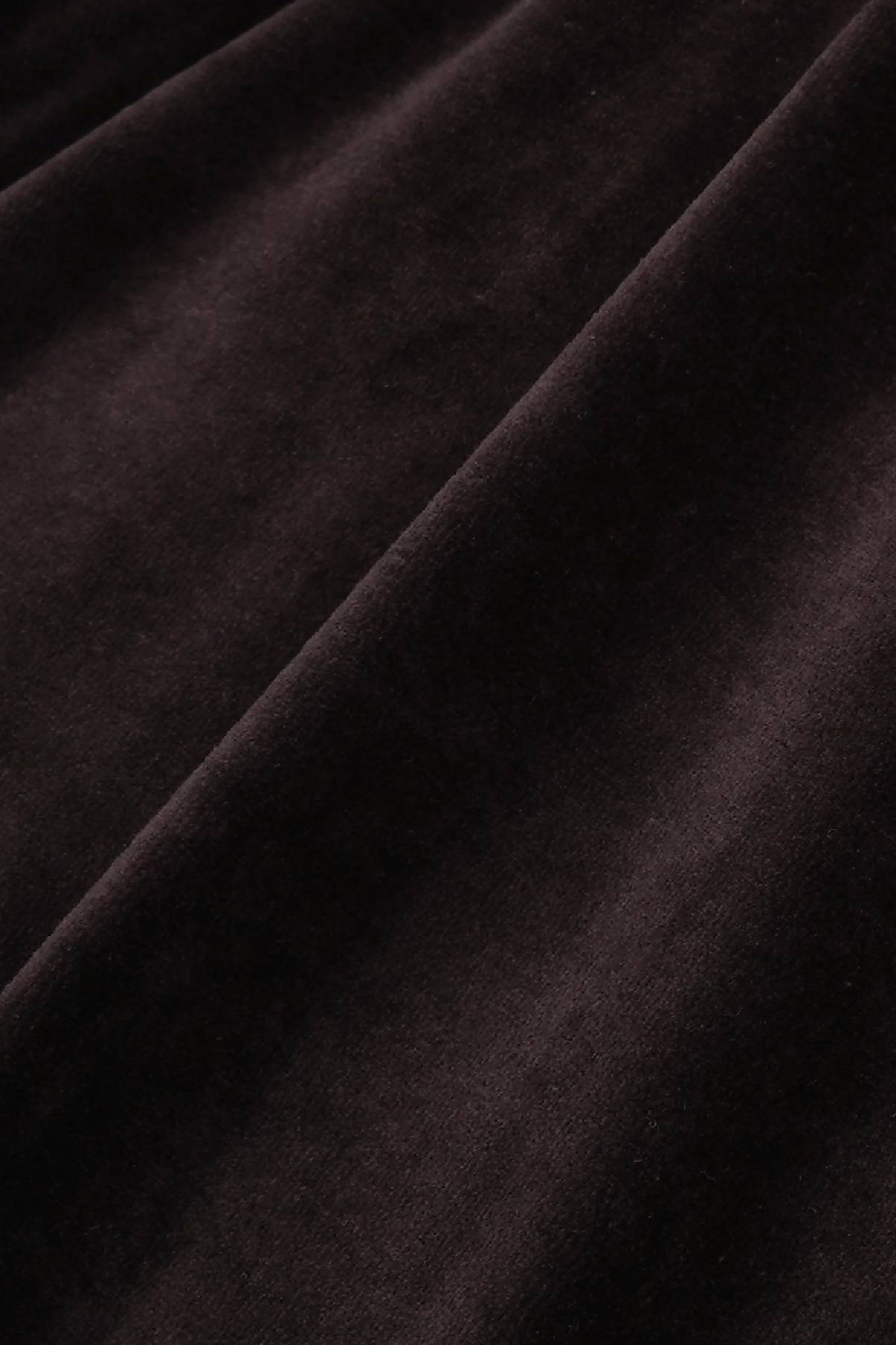 Sporty & Rich NY Crest Velour Sweatpant - Chocolate