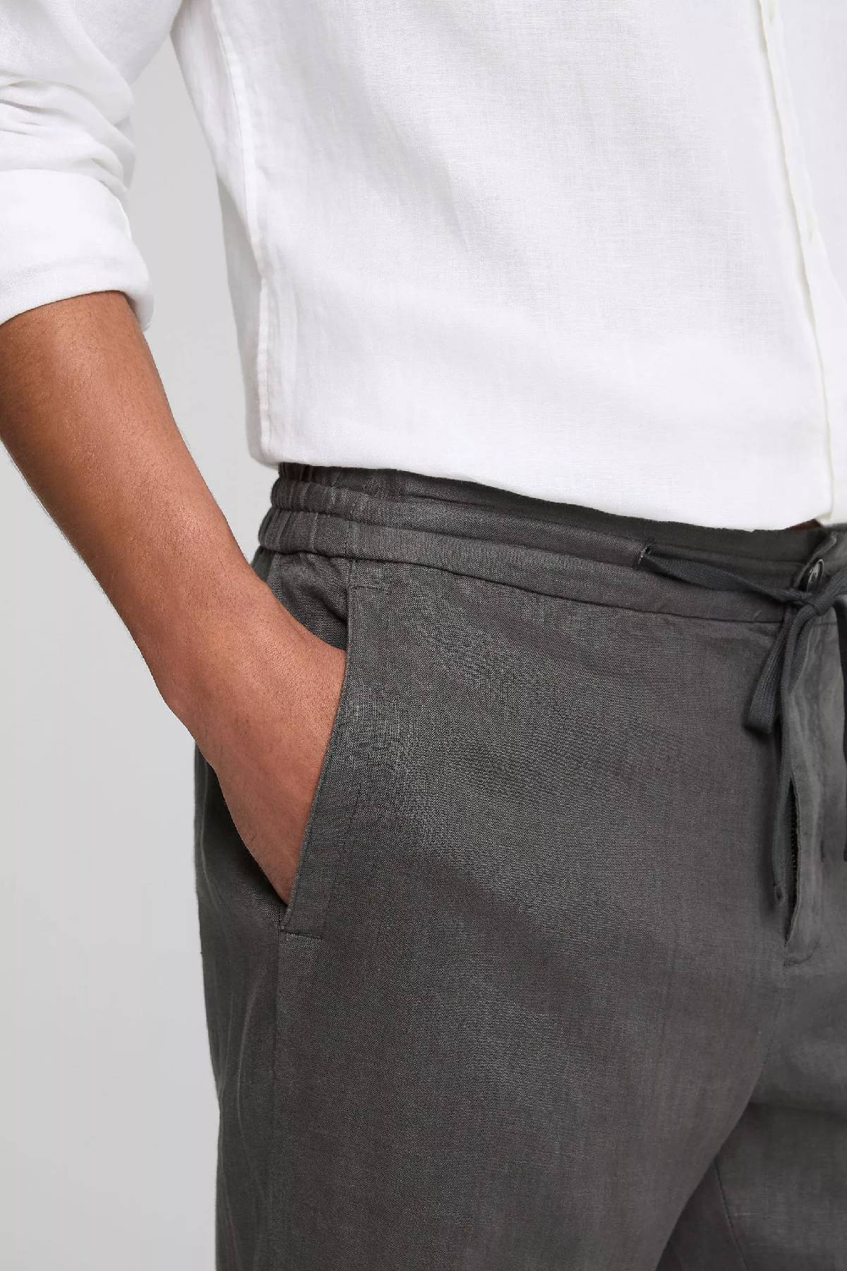 Vince Men's Lightweight Hemp Pant - Slate