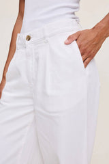 DL1961 Isabel Wide Leg 31.5" Jeans - White