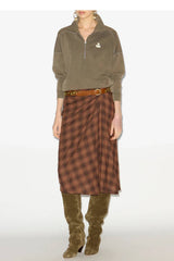 Isabel Marant Étoile Ross Sweatshirt - Dark Bronze/ Ecru