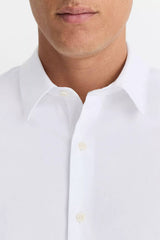 Vince Men's Stretch Cotton Poplin Shirt - White