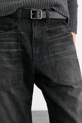 Nili Lotan Shon Jean - Stone Black Wash