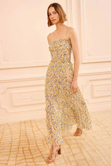 Ulla Johnson Virginie Silk Skirt - Daffodil