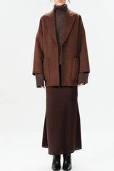 Maria Cher Padua Lionela Coat - Brown