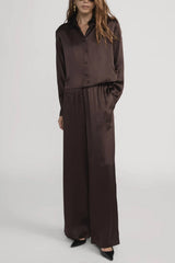 Frame The Silk Lounge Pant - Americano