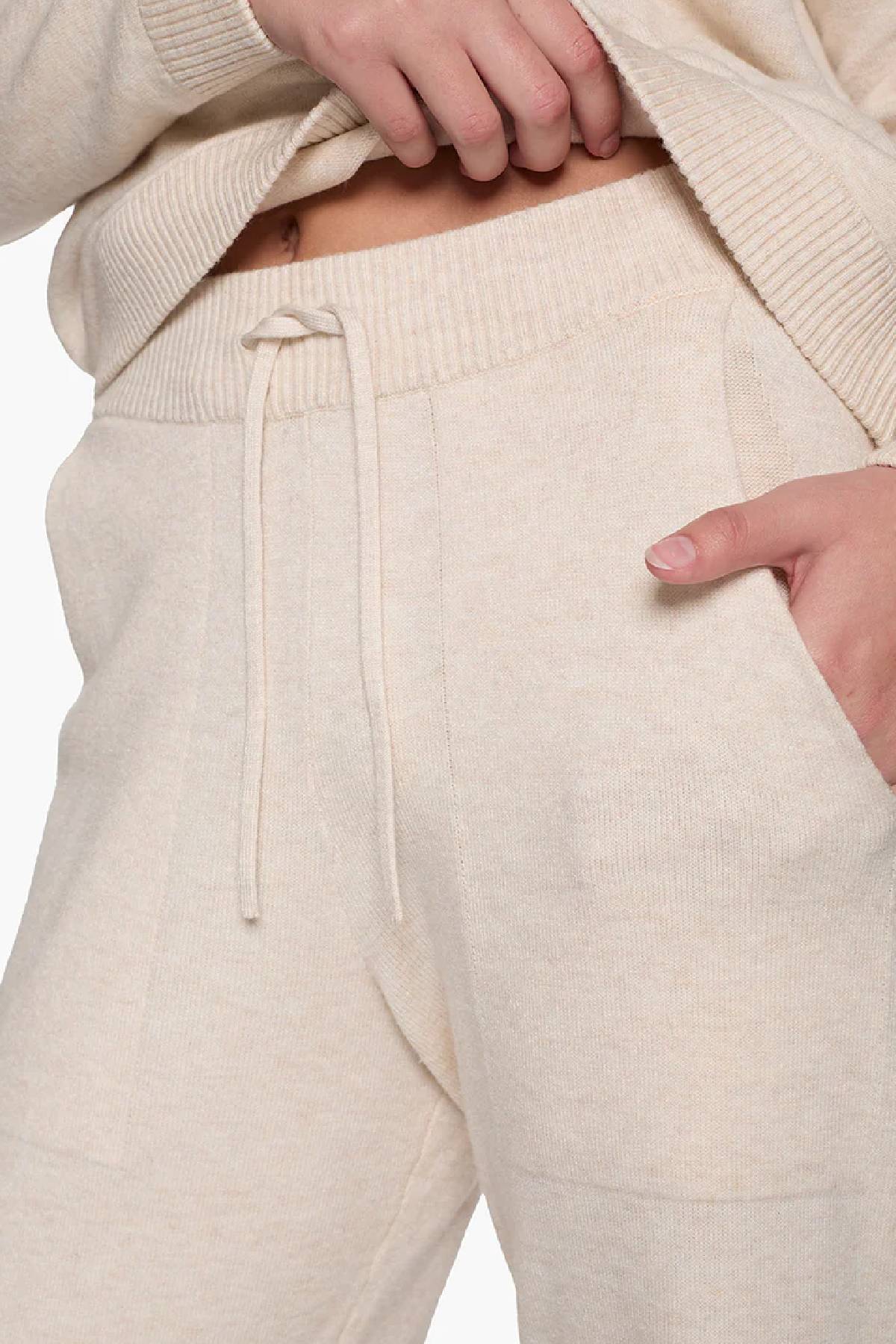 Tkees Sweater Pants - Cream