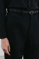 Nili Lotan Shon Wool Pant - Black