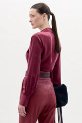 Silvia Tcherassi Caserta Blouse - Brick Red