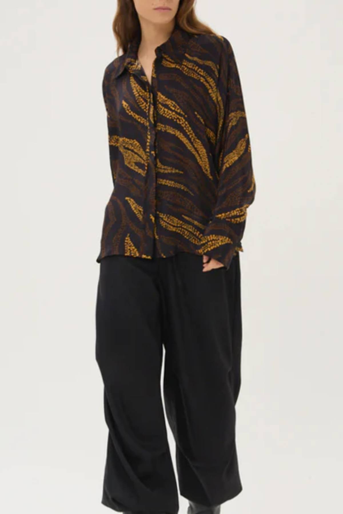 Maria Cher Bowie Clary Shirt - Brown
