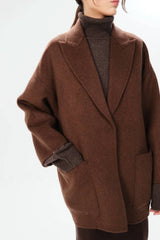 Maria Cher Padua Lionela Coat - Brown
