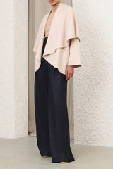 Zimmermann Rebellion Neck Cape - Cream