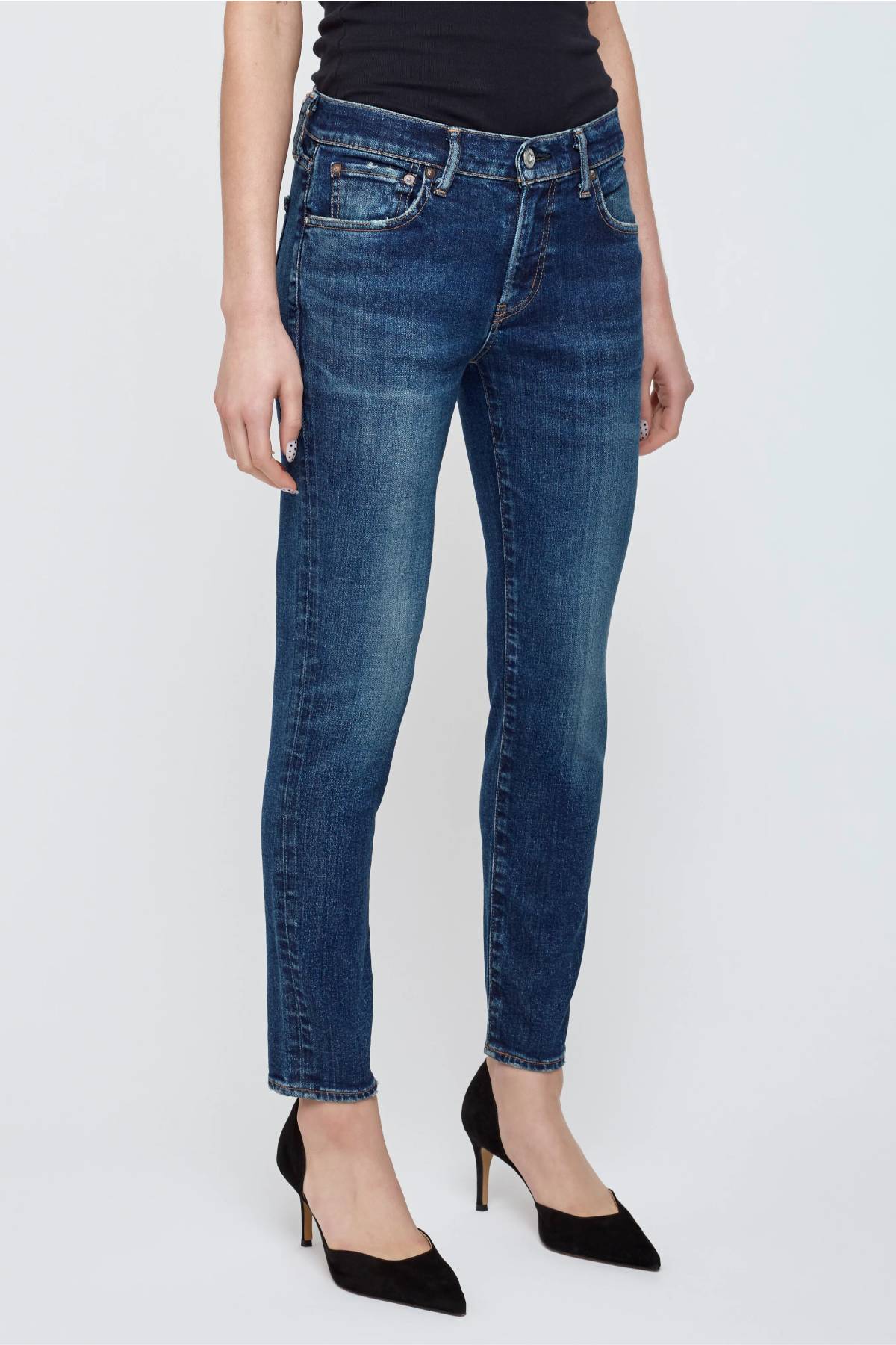 Moussy Vintage Wahneta Skinny Jeans - Dark Blue