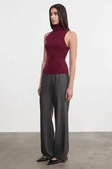 Enza Costa Everywhere Suit Pant - Charcoal