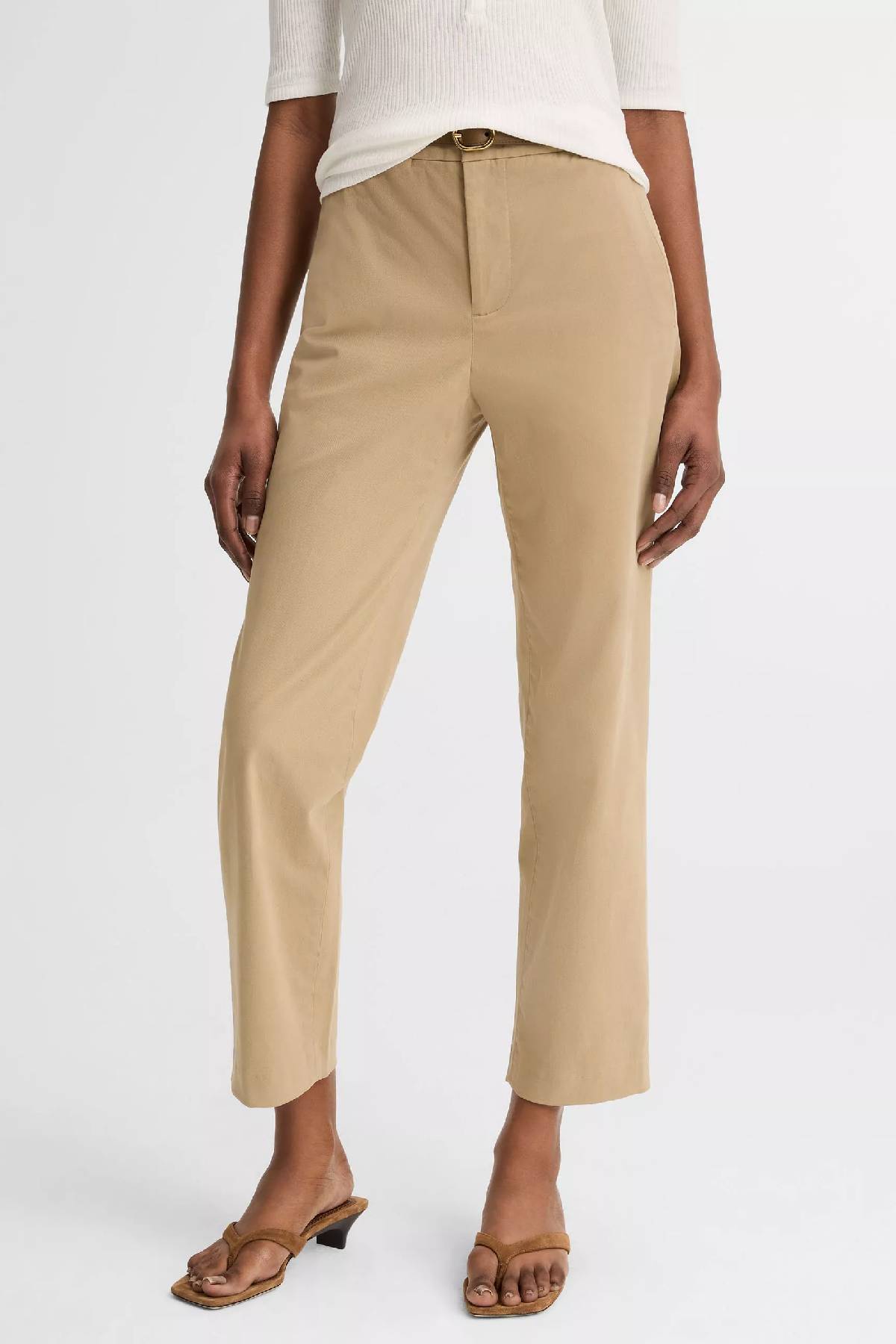 Vince Mid Rise Chino Pant - Desert
