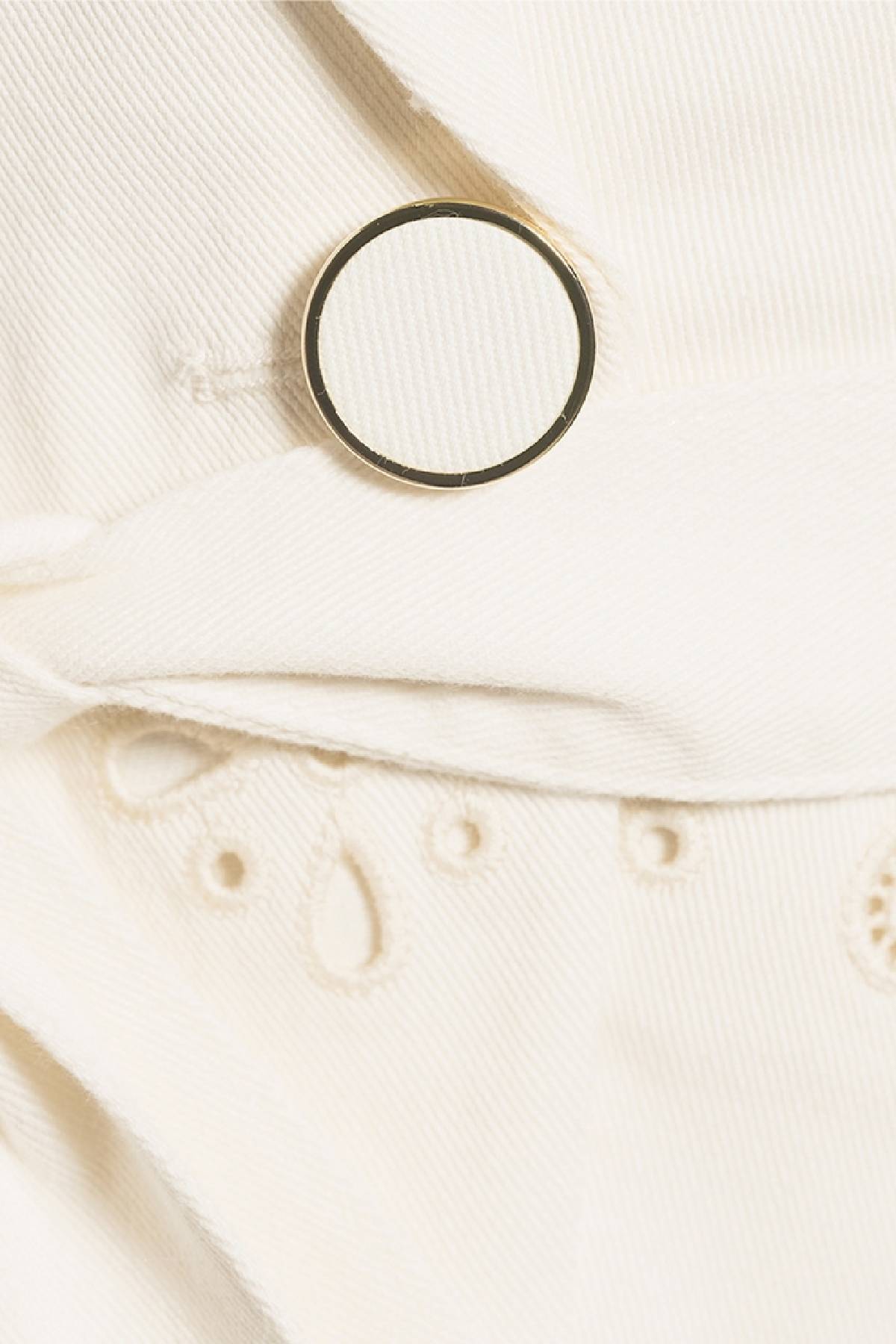 Veronica Beard Townes Eyelet Vest - Dove