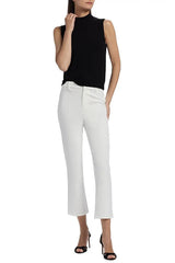 L'AGENCE Ketra Baby Bootcut Trouser - White