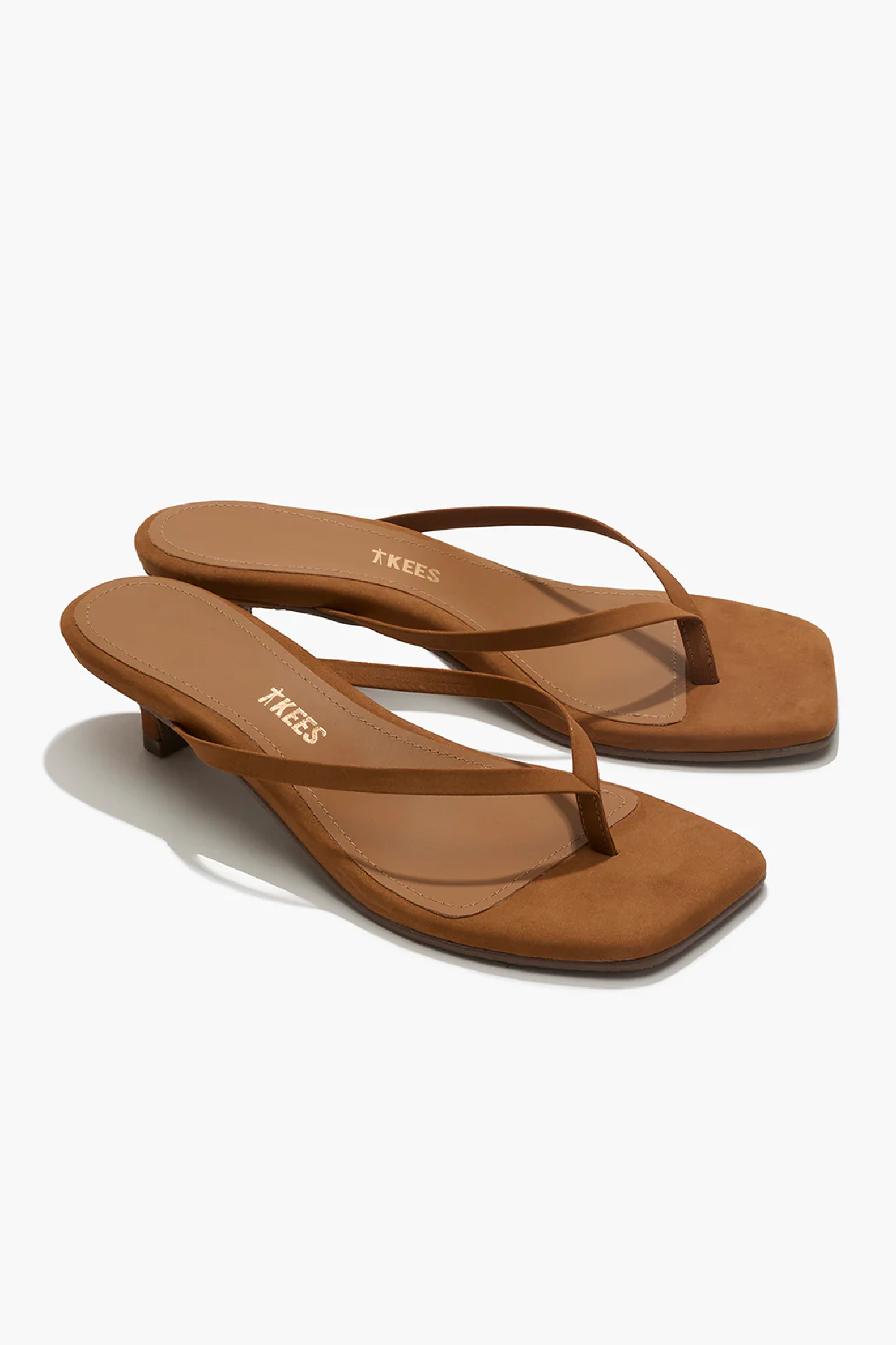 Tkees Square Toe Julia Suede - Camel Suede