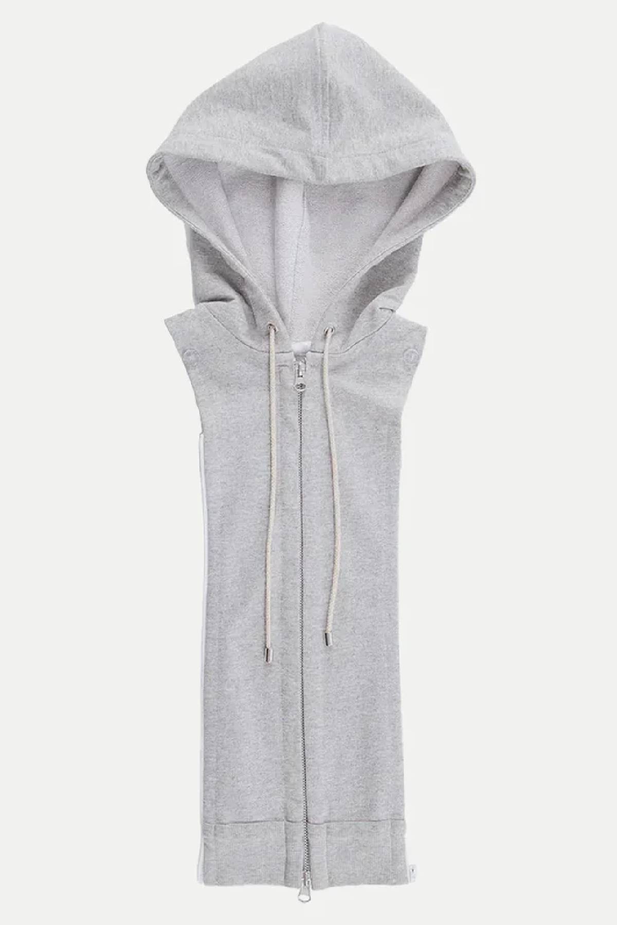 Veronica Beard Hoodie Dickey - Heather Grey