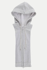 Veronica Beard Hoodie Dickey - Heather Grey