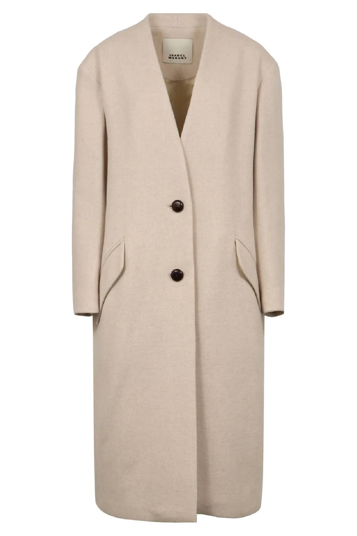 Isabel Marant Florane Coat - Ecru