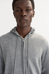 Soft Goat Men's Zip Hoodie - Grey