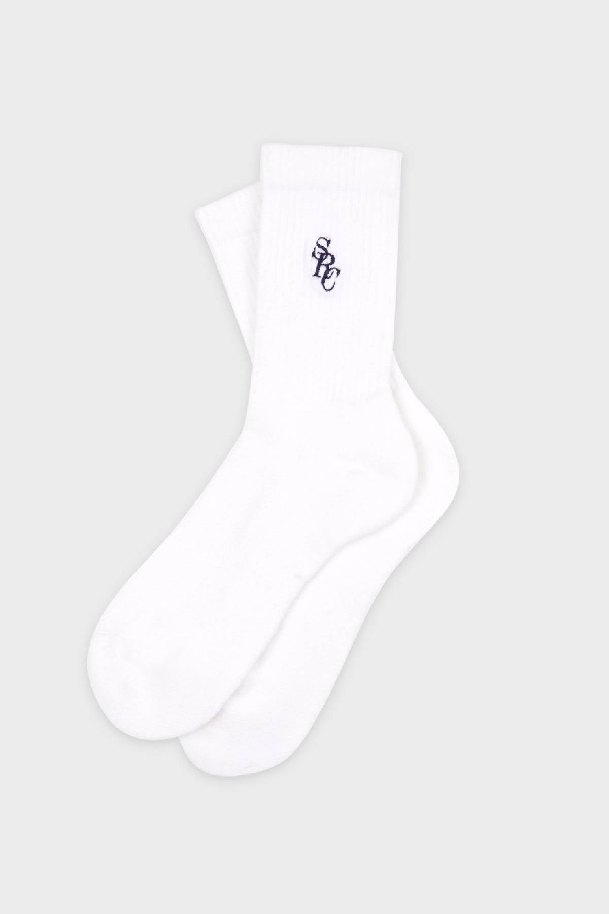 Sporty & Rich SRC Socks - White