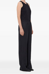 Loulou de Saison Lars Lace Detailed Pants - Black