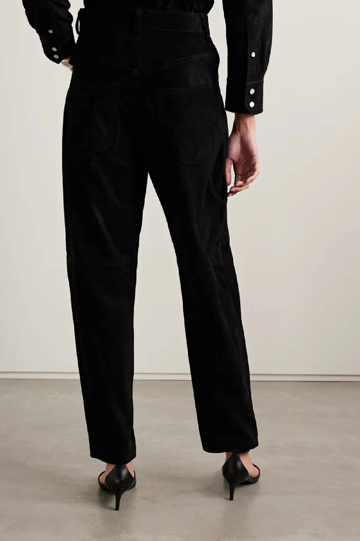 Isabel Marant Darielle Suede Pants - Black
