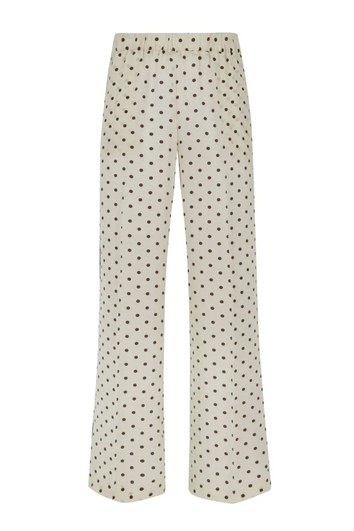 P.A.R.O.S.H. Sbillo Trousers - Fantasia Panna