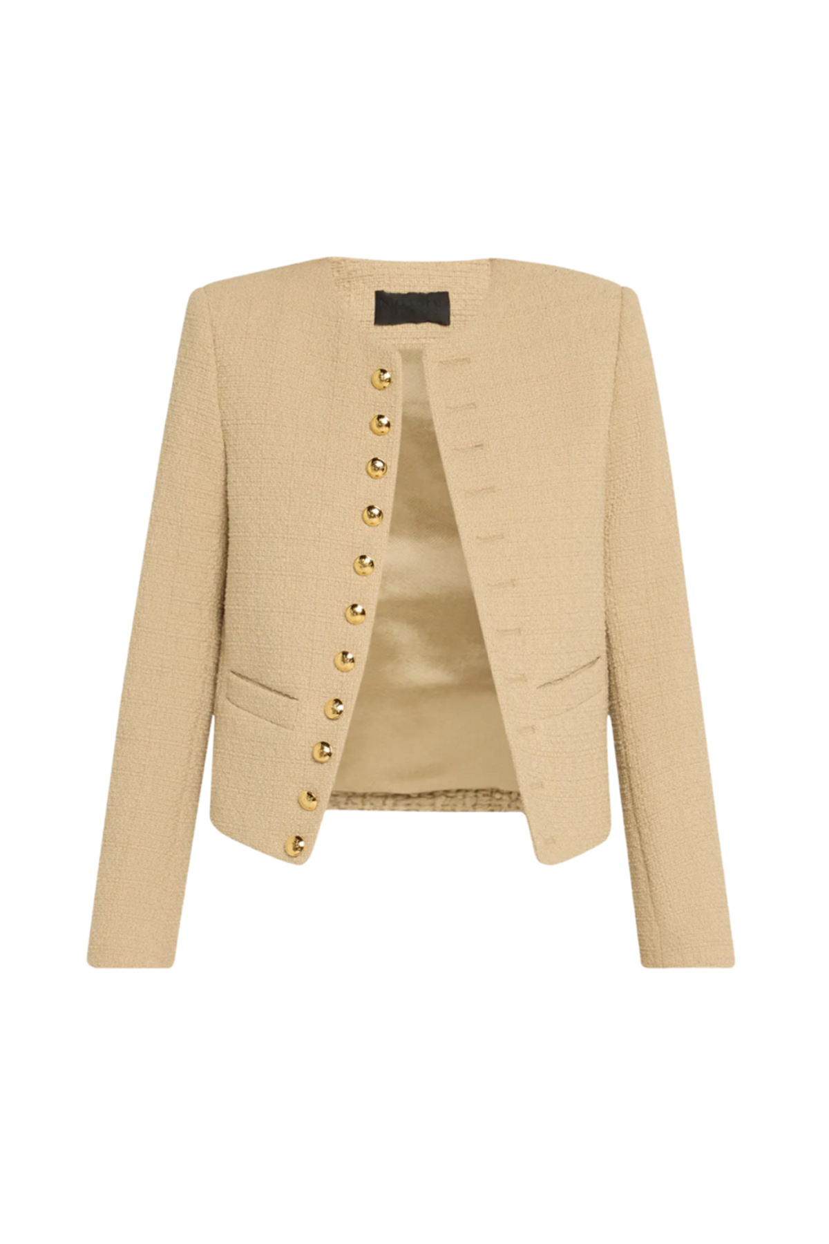 Nili Lotan Patti Short Jacket - Khaki
