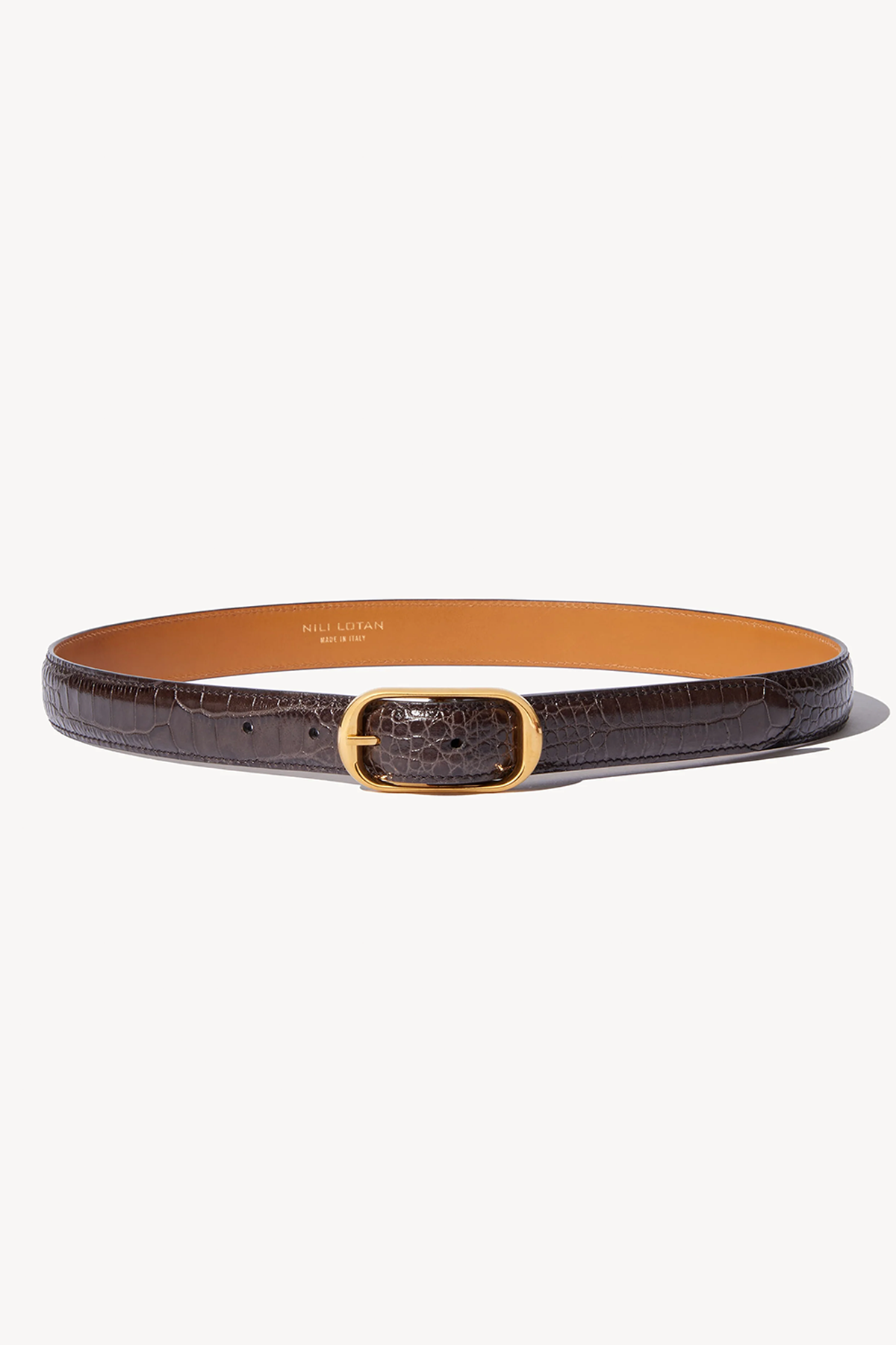 Nili Lotan Reine Belt - Espresso
