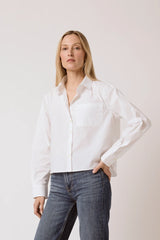 T.LINE Coco Cropped Shirt - White