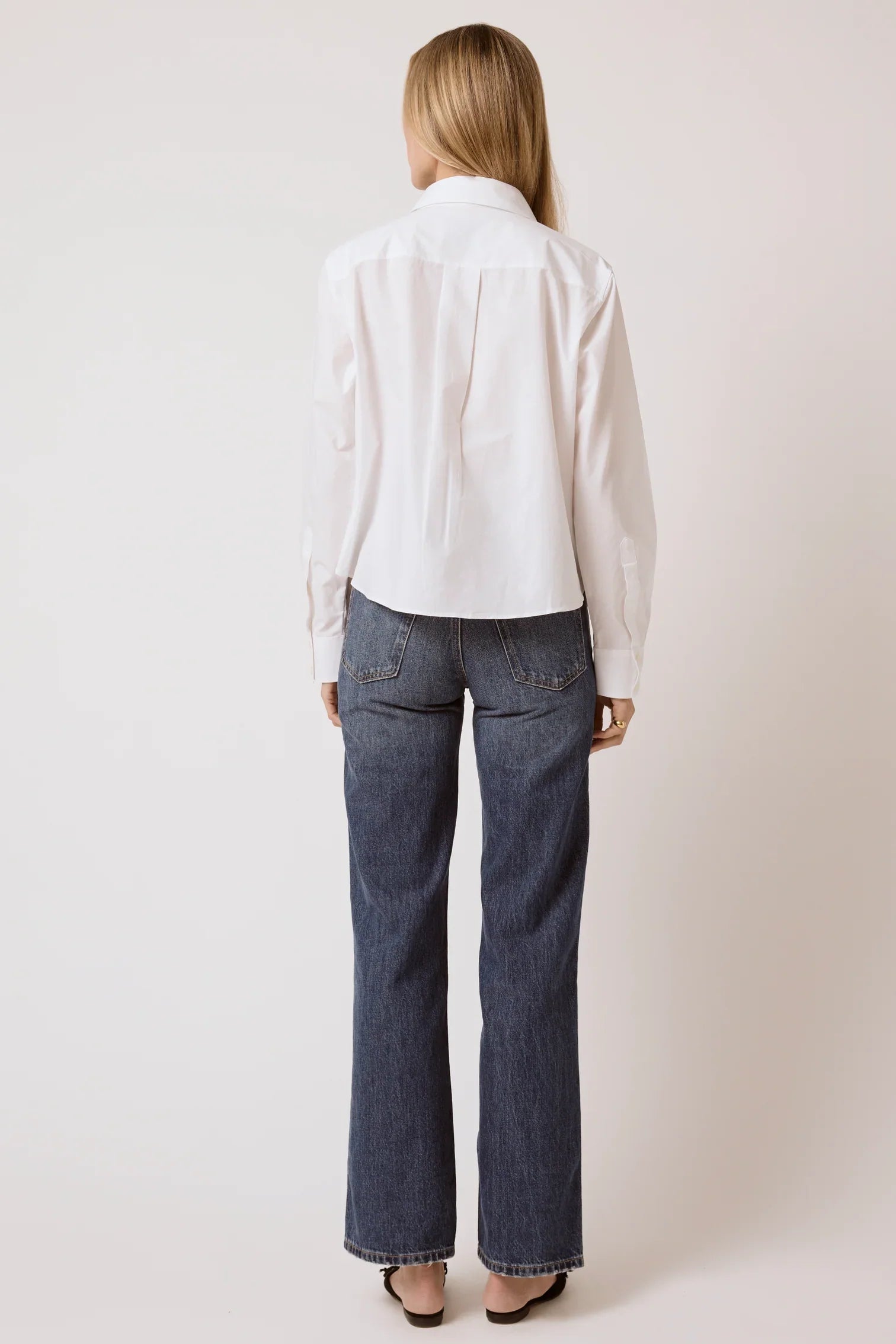 T.LINE Coco Cropped Shirt - White