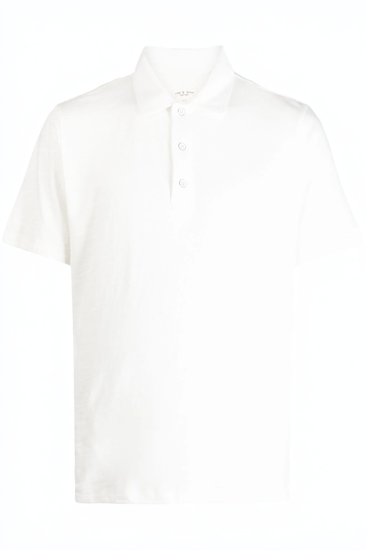Rag & Bone Men's Classic Flame Polo - White